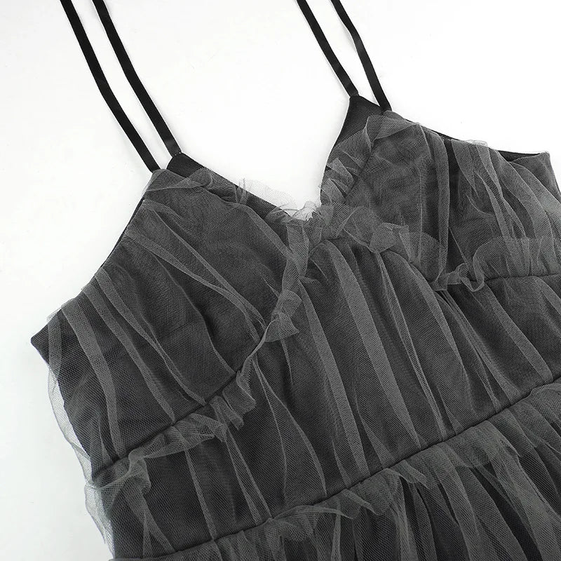 Black Dahlia Mesh Dress