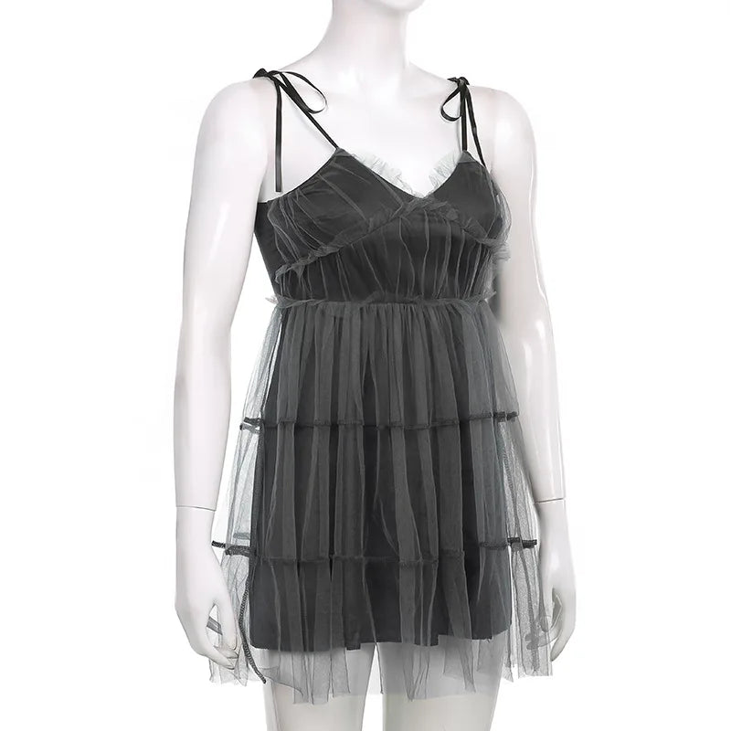 Black Dahlia Mesh Dress