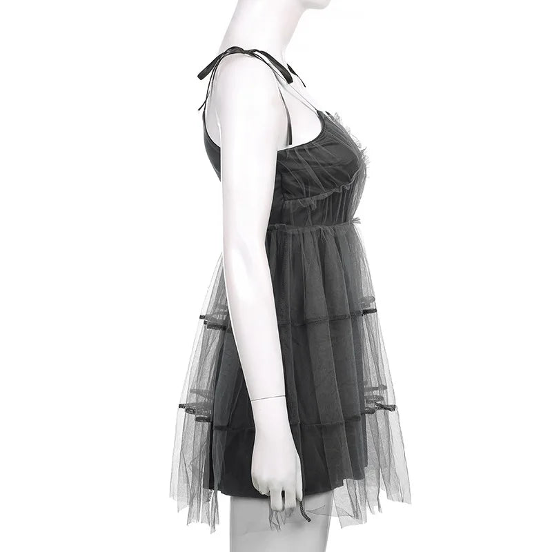Black Dahlia Mesh Dress