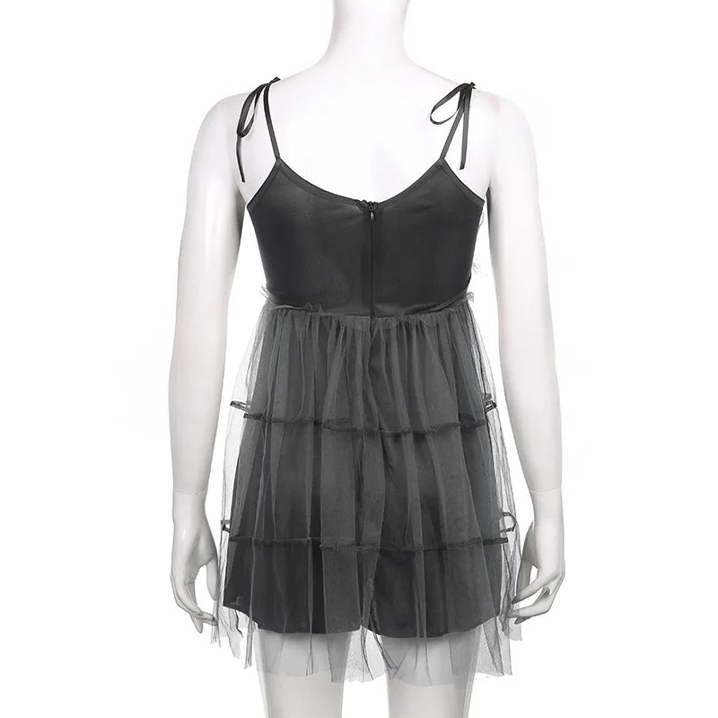 Black Dahlia Mesh Dress