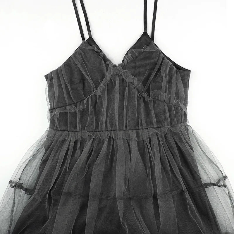 Black Dahlia Mesh Dress