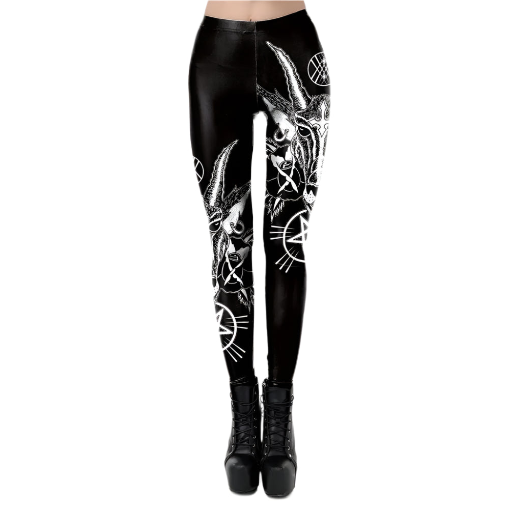 Lucifer Script Leggings