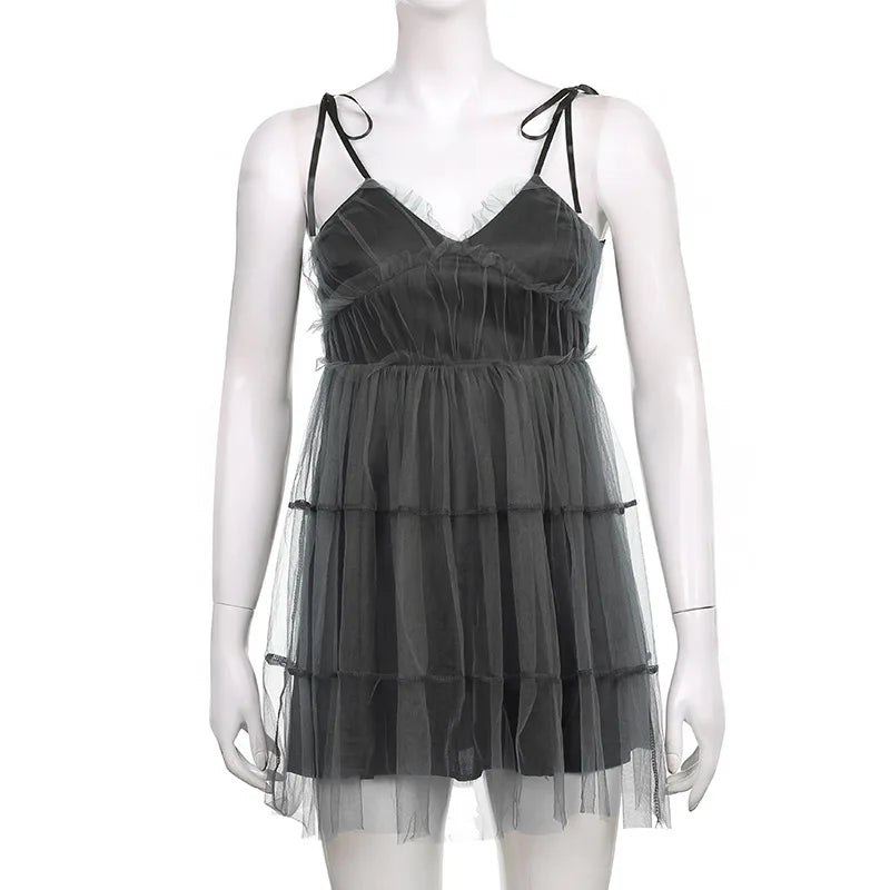 Black Dahlia Mesh Dress