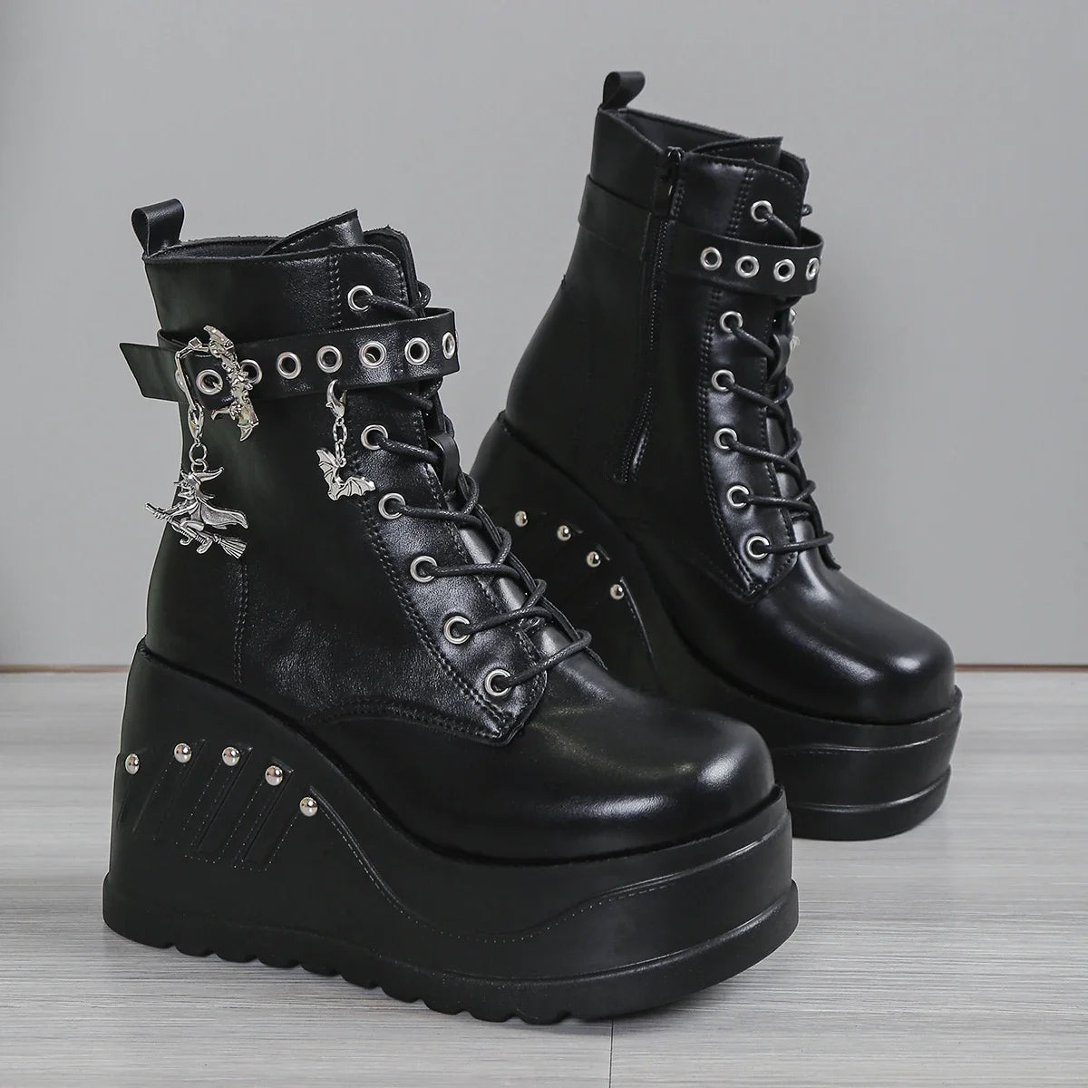 Dahlia Platform Heels Boots