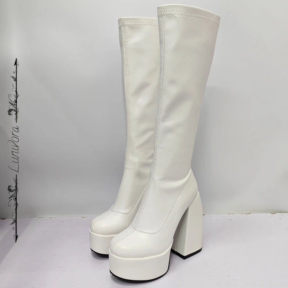 Lunaria Chunky Platform Boots