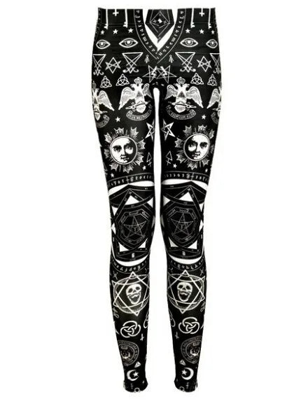 Lucifer Script Leggings