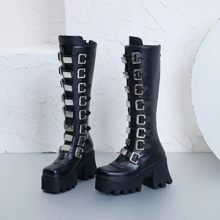 Eris High Heels Platform Boots