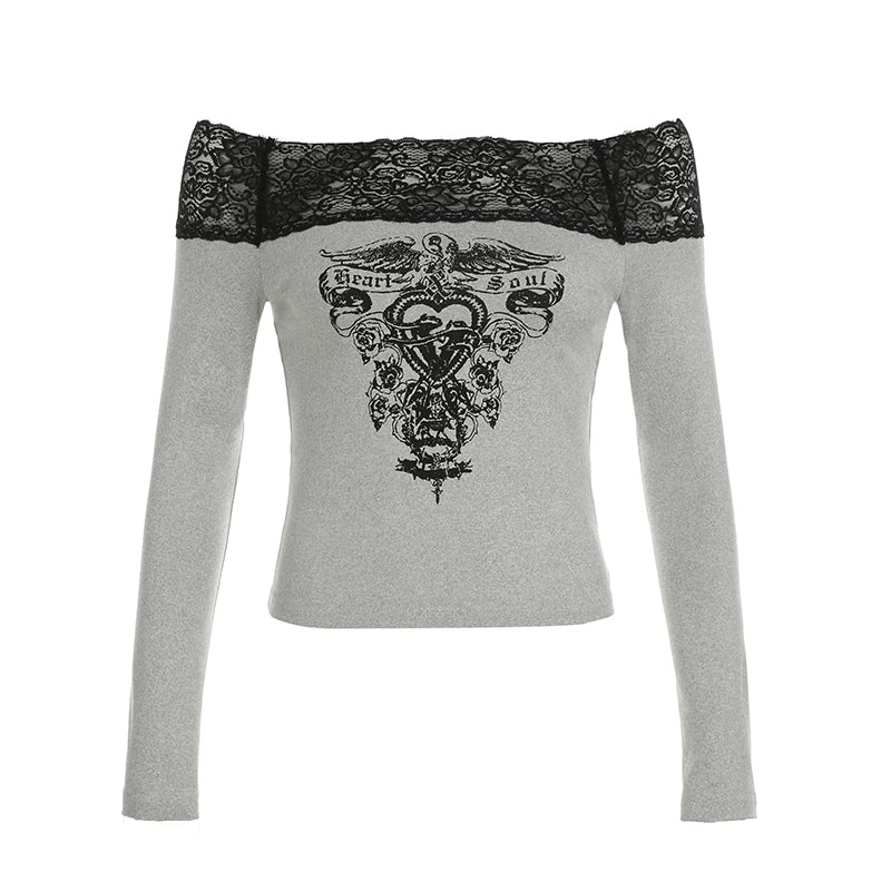 Widowlace Crop