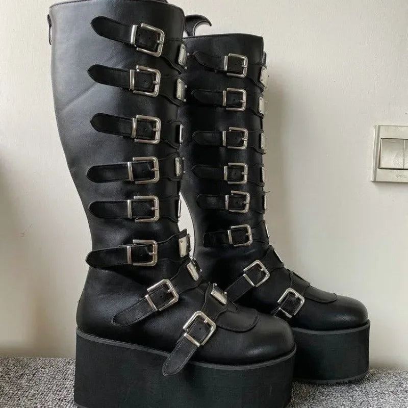 Eris High Heels Platform Boots