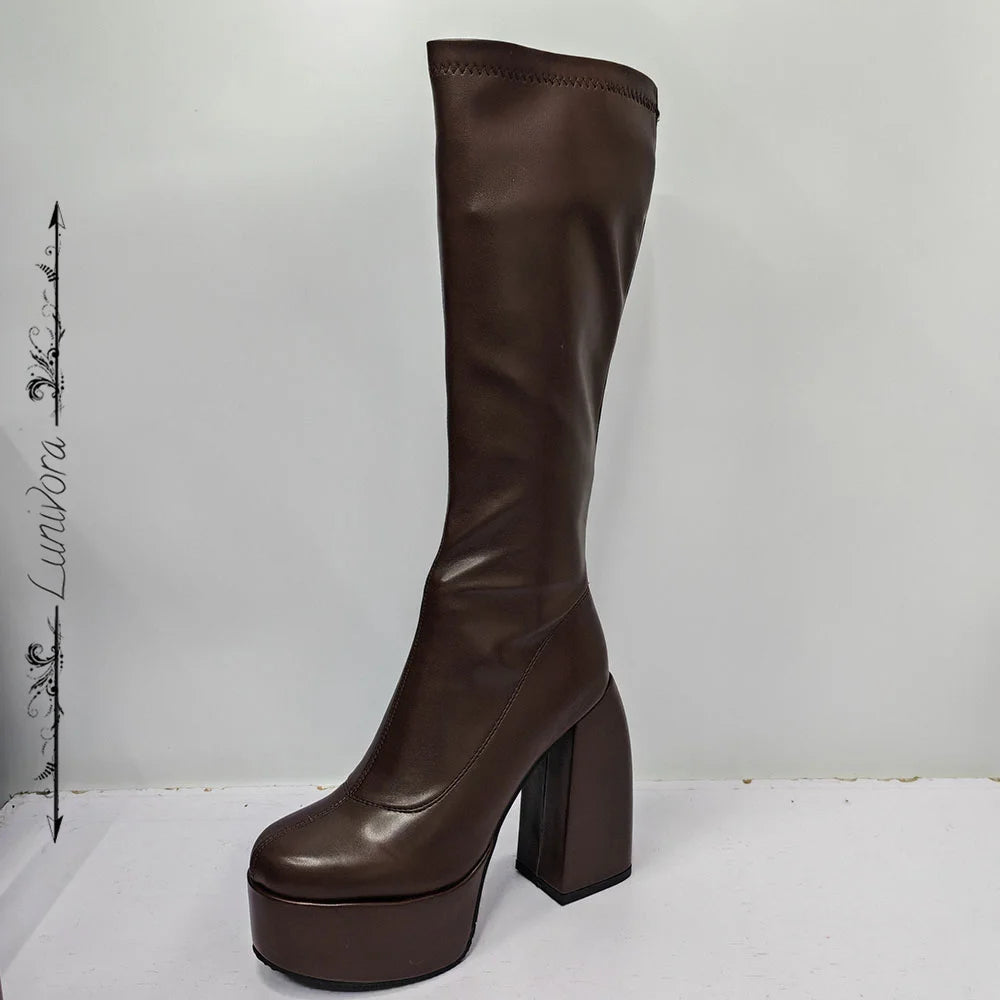Lunaria Chunky Platform Boots