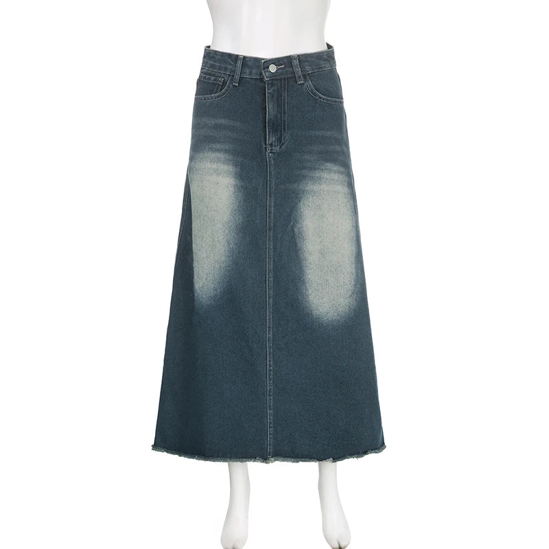 Ruinstone Denim Skirt