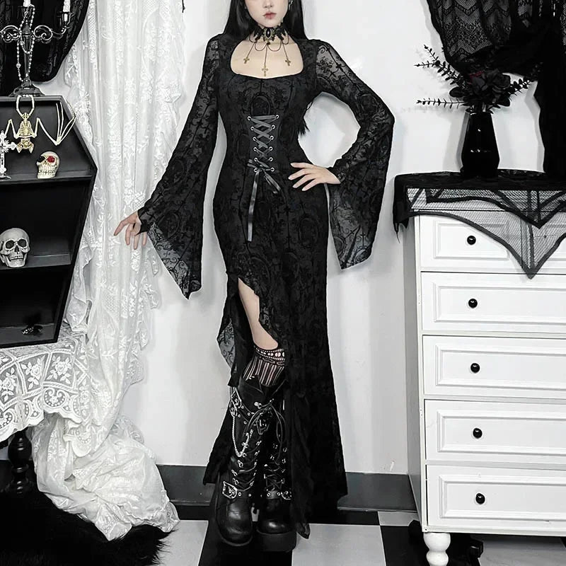 Funeral Waltz Flare Dress