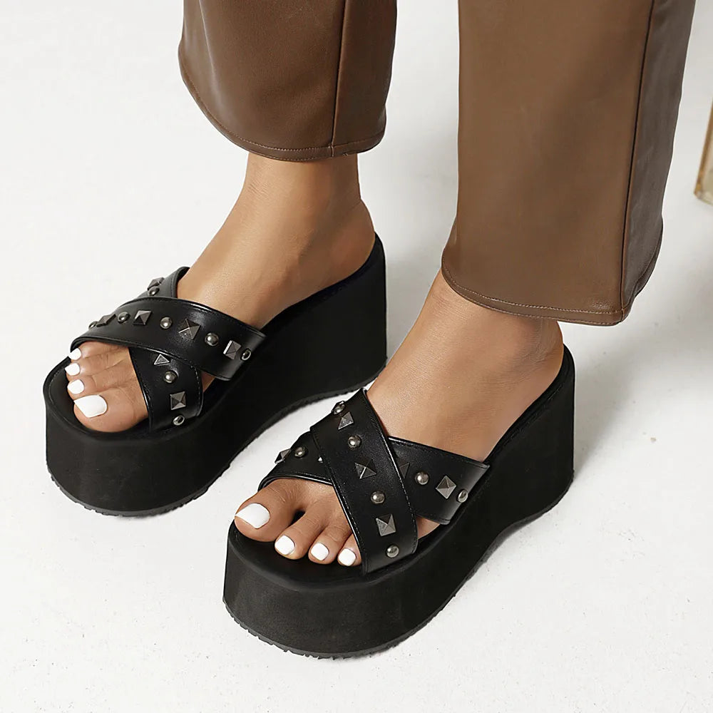 Ophelia Platform Wedge Sandals