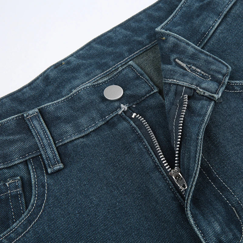 Ruinstone Denim Skirt