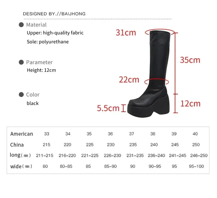 Karma Chunky Platform Ankle Boots