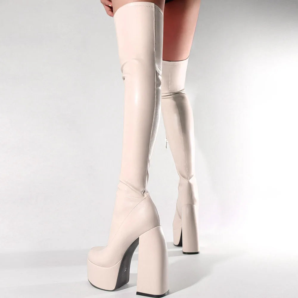 Lunaria Chunky Platform Boots