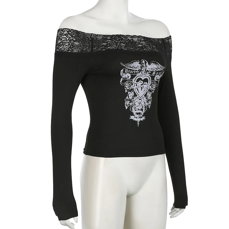 Widowlace Crop