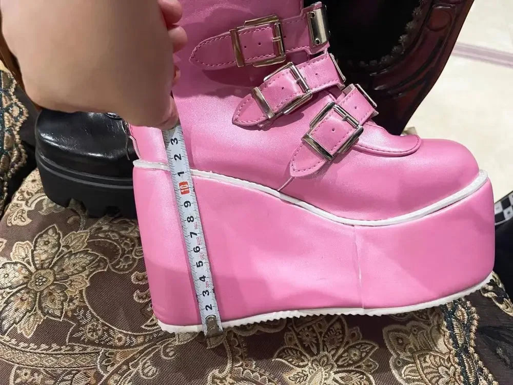 Eris High Heels Platform Boots