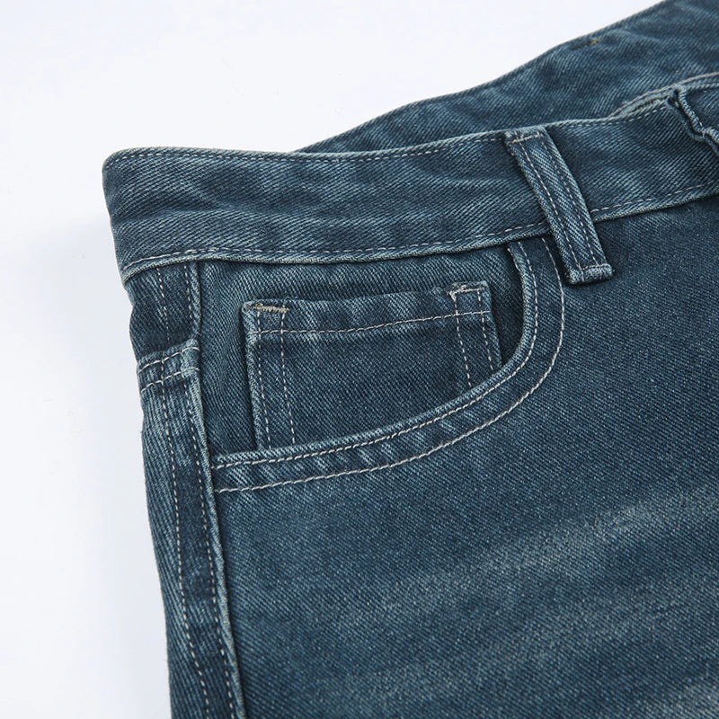 Ruinstone Denim Skirt