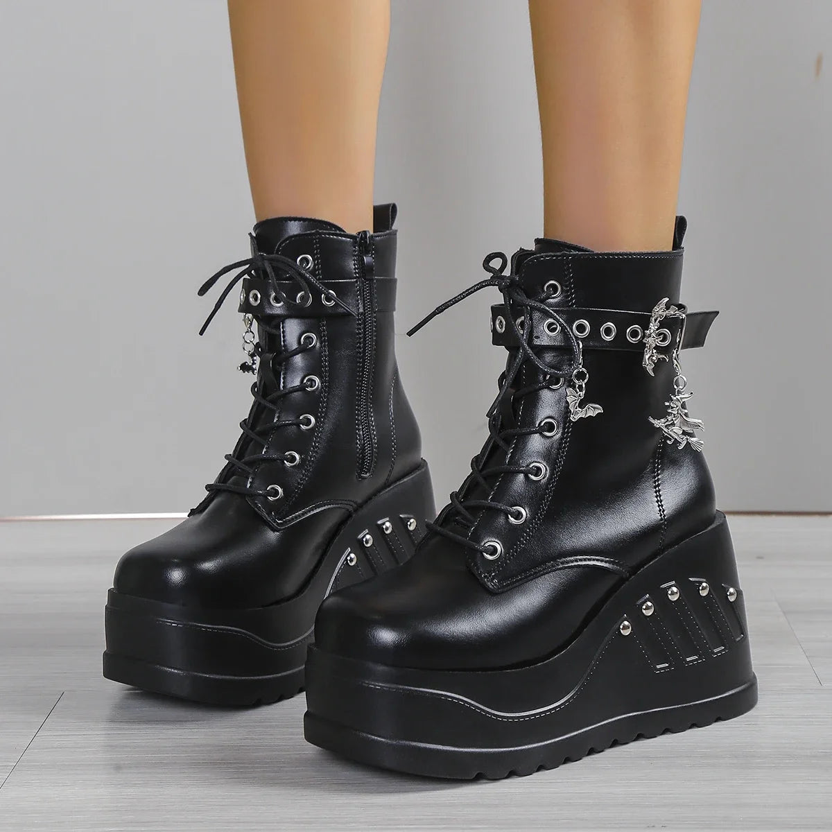 Dahlia Platform Heels Boots