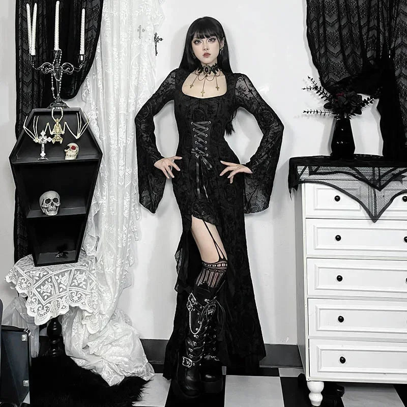 Funeral Waltz Flare Dress