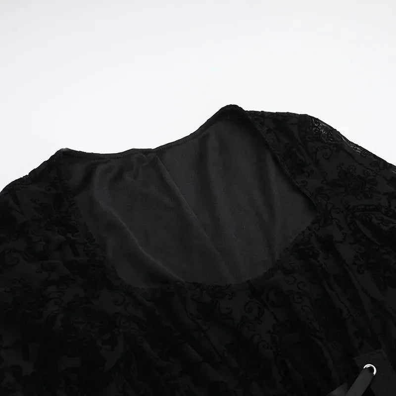 Funeral Waltz Flare Dress