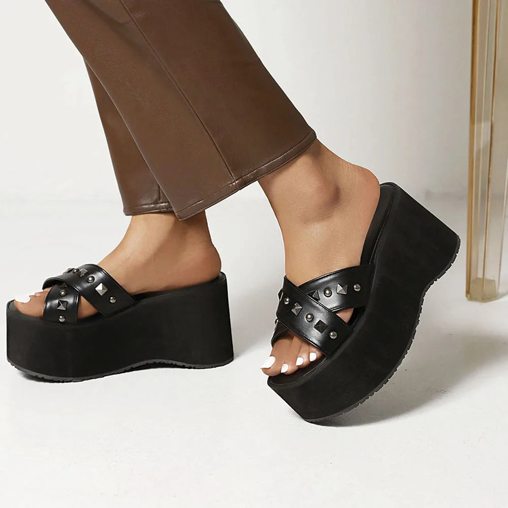Ophelia Platform Wedge Sandals