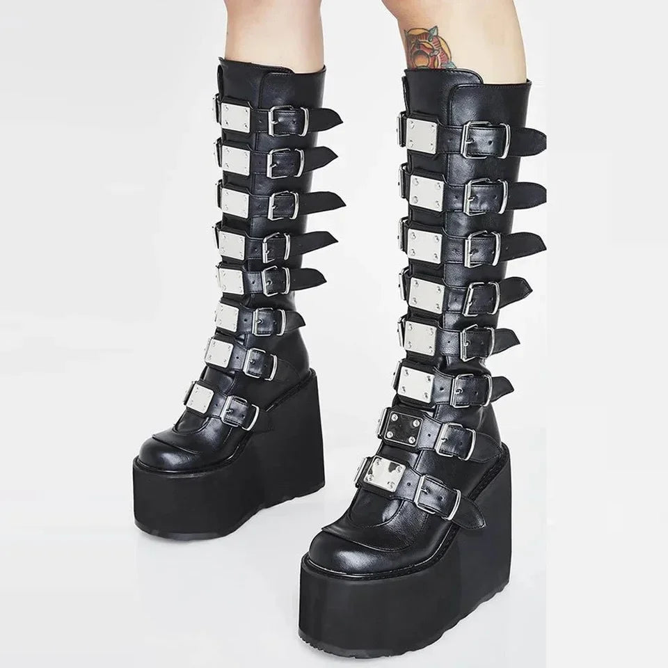 Eris High Heels Platform Boots