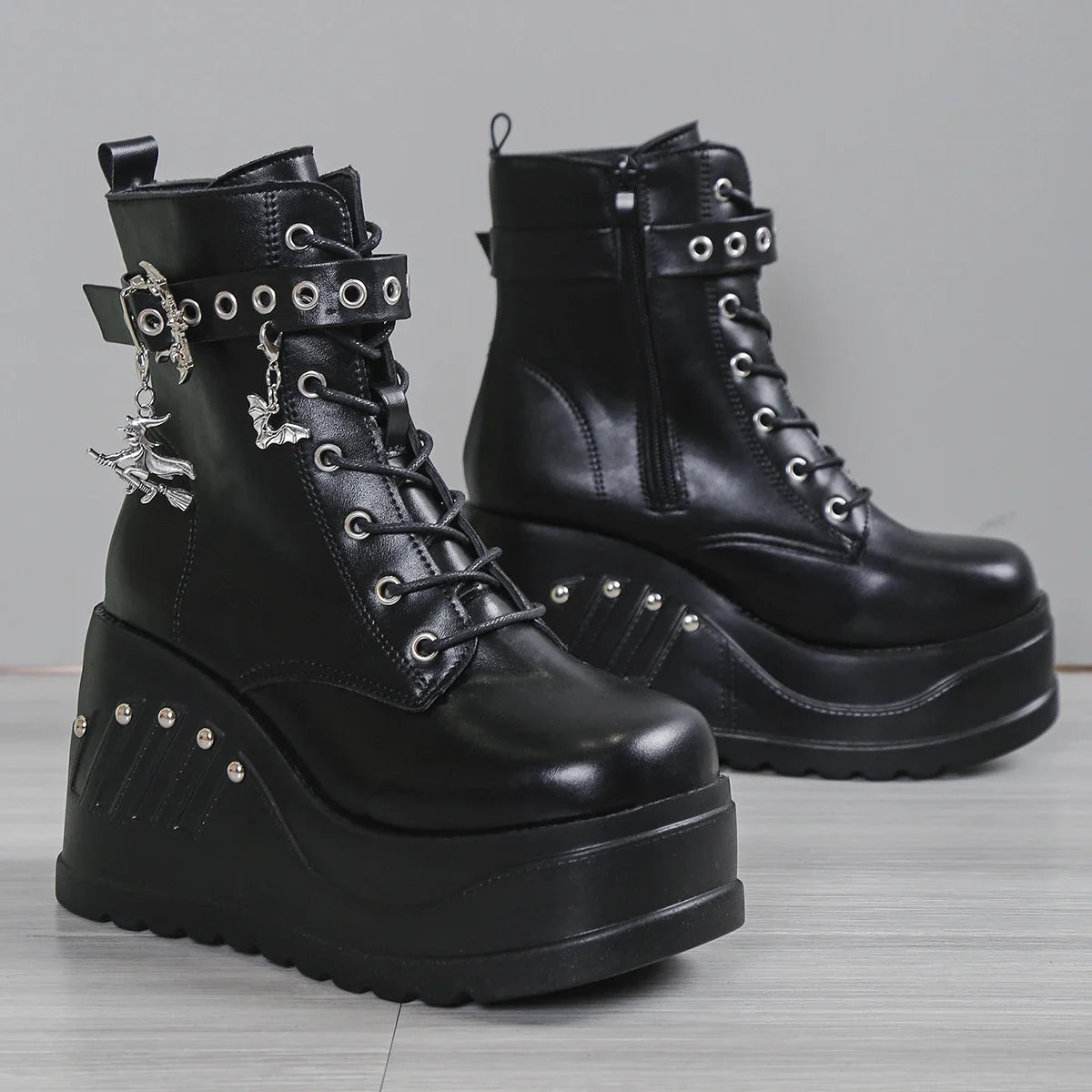 Dahlia Platform Heels Boots
