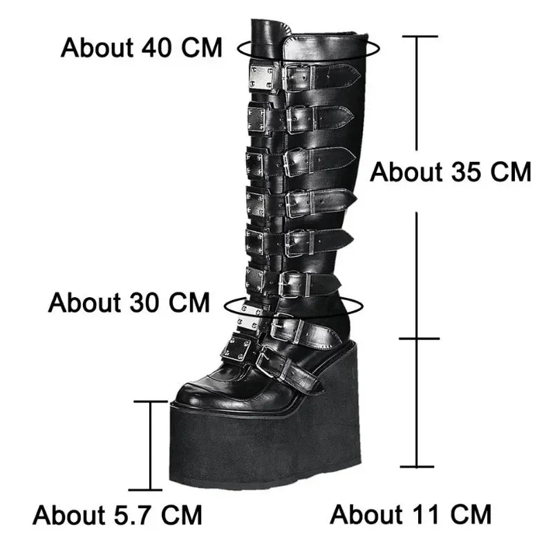 Eris High Heels Platform Boots