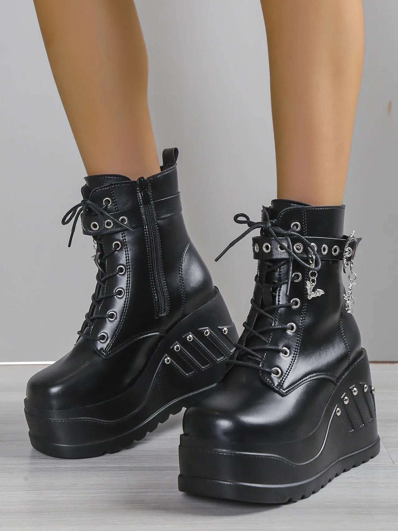 Dahlia Platform Heels Boots