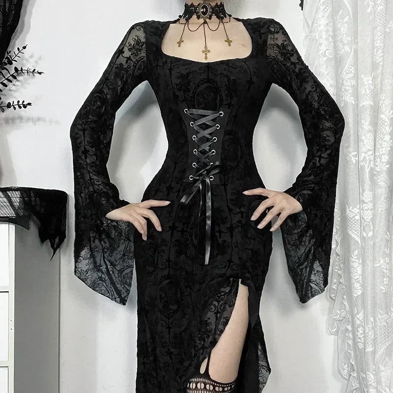 Funeral Waltz Flare Dress