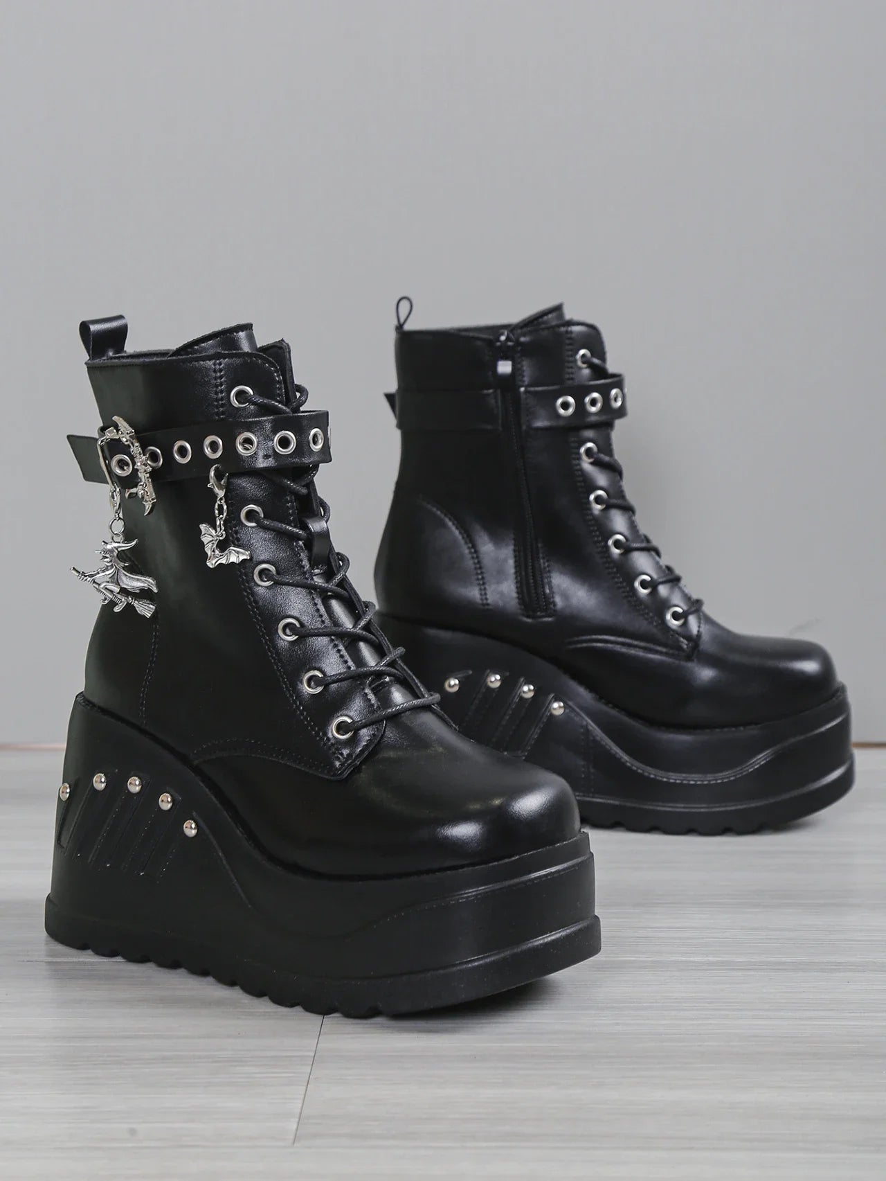 Dahlia Platform Heels Boots