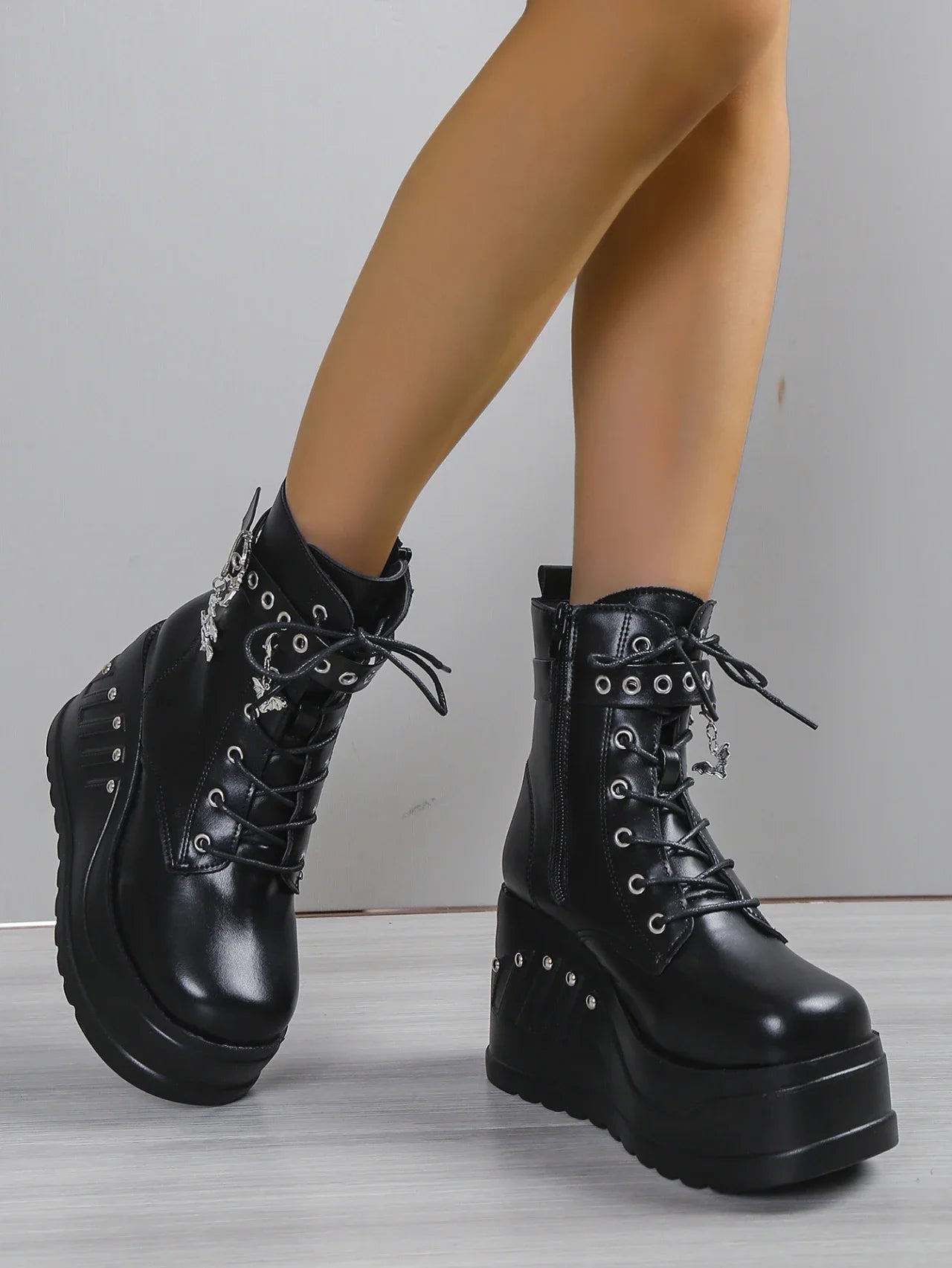 Dahlia Platform Heels Boots