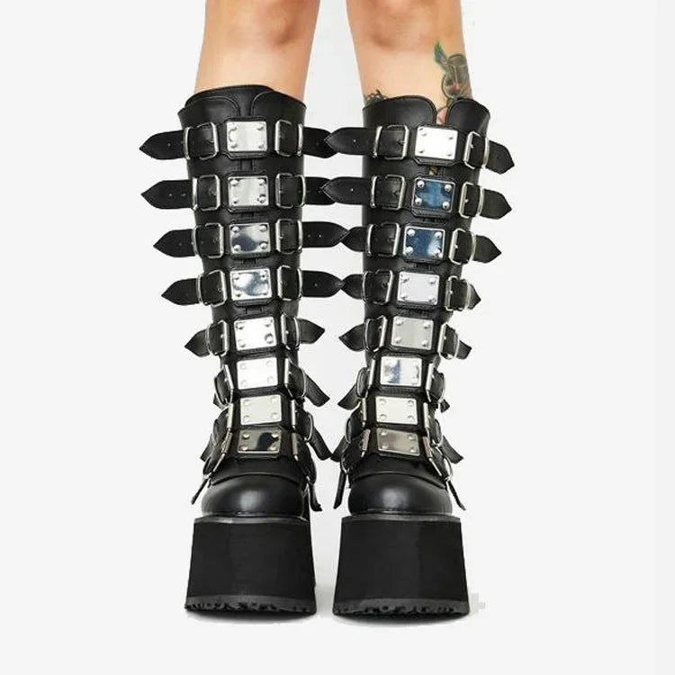 Eris High Heels Platform Boots