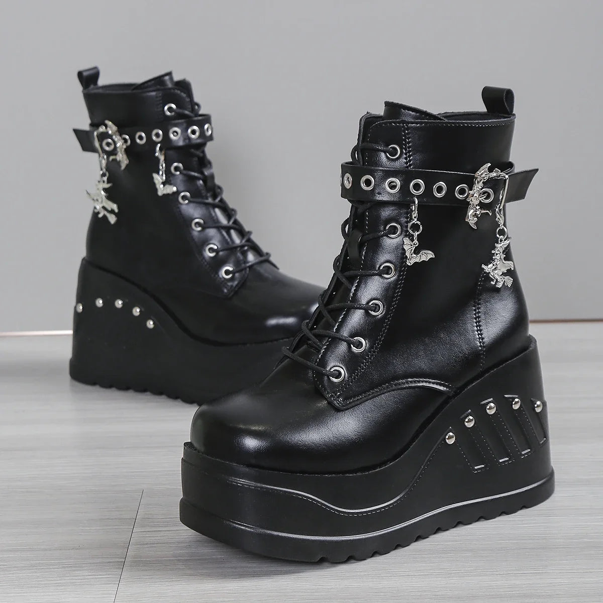 Dahlia Platform Heels Boots