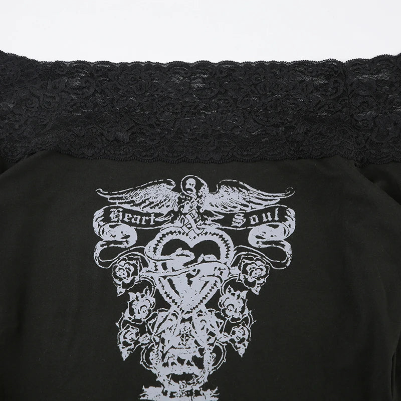 Widowlace Crop