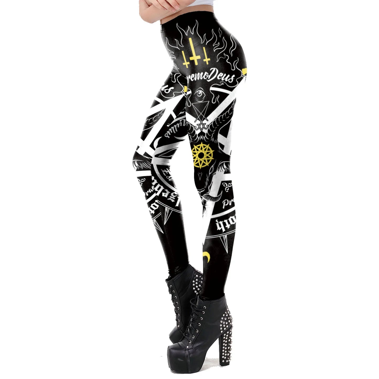 Lucifer Script Leggings