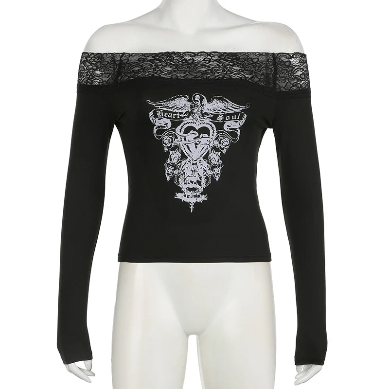 Widowlace Crop