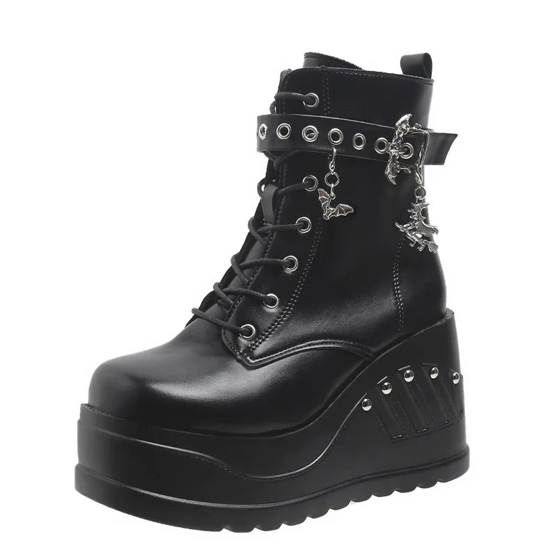 Dahlia Platform Heels Boots