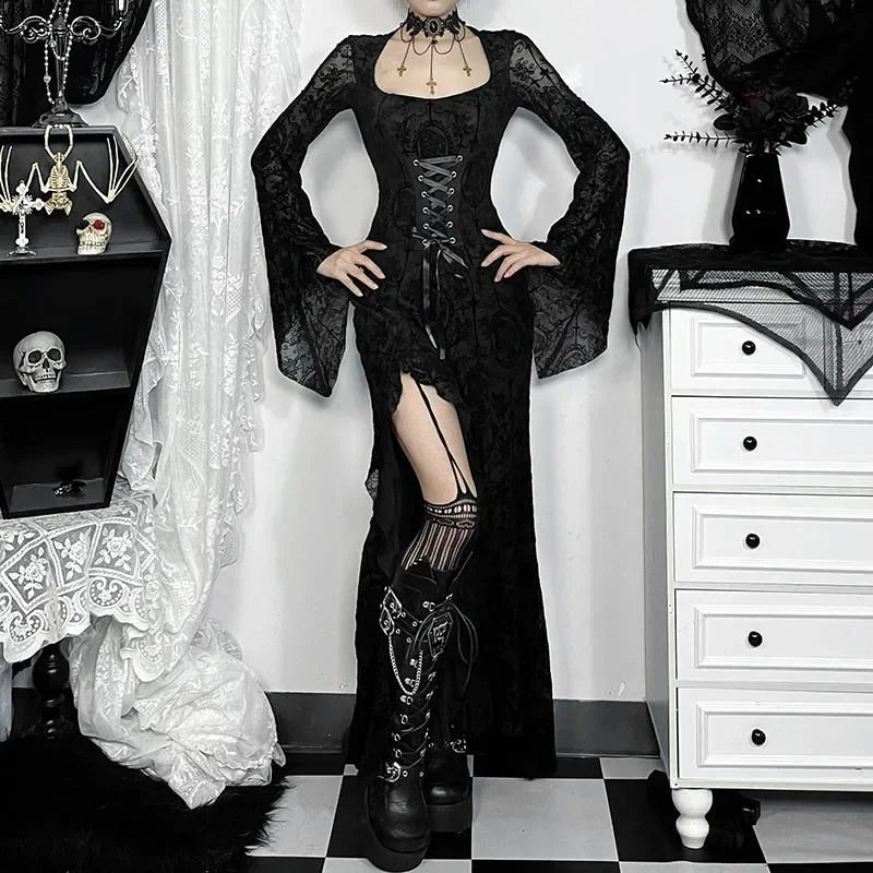 Funeral Waltz Flare Dress