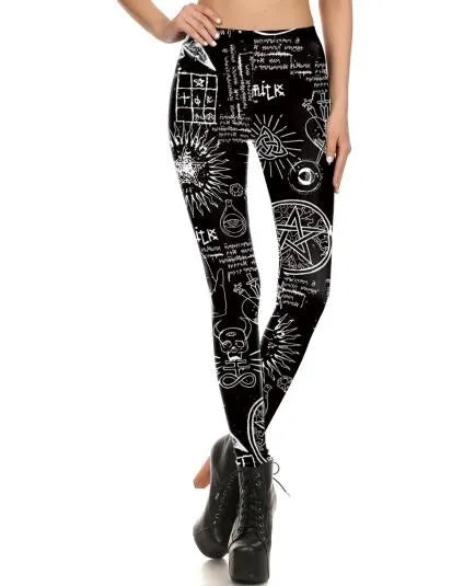 Lucifer Script Leggings
