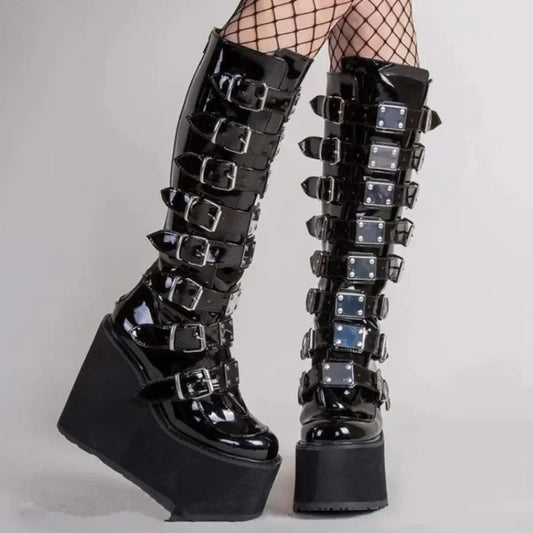 Eris High Heels Platform Boots