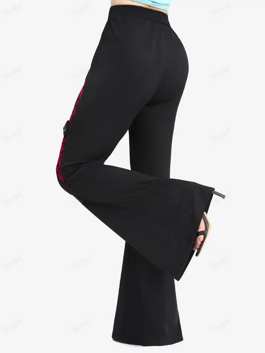 Wilted Bloom Mesh Pants