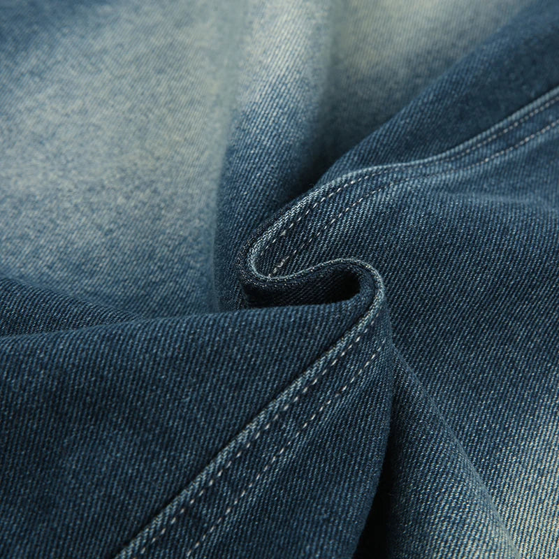 Ruinstone Denim Skirt