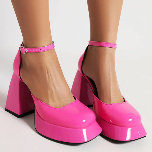 Belladonna Ankle Strap Pumps