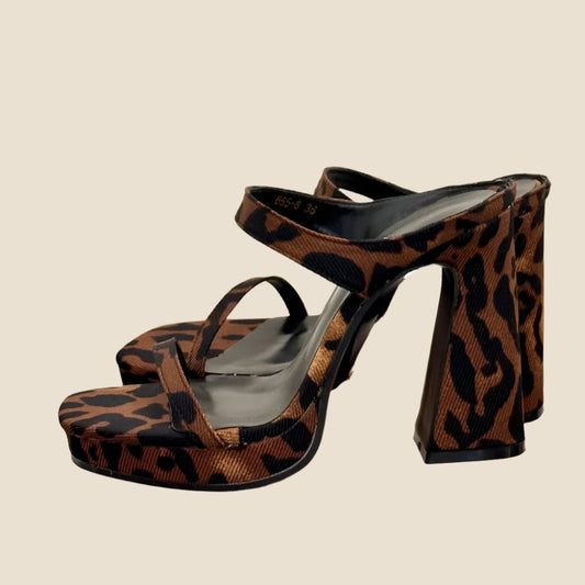 Feralia High Heels Leopard Sandals
