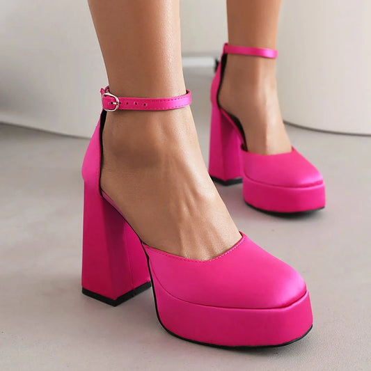 Belladonna Ankle Strap Pumps
