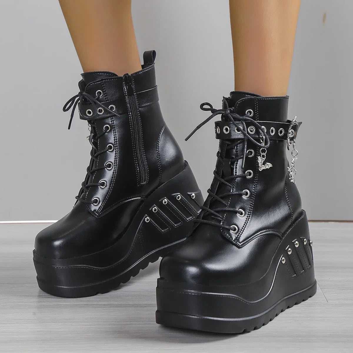 Dahlia Platform Heels Boots